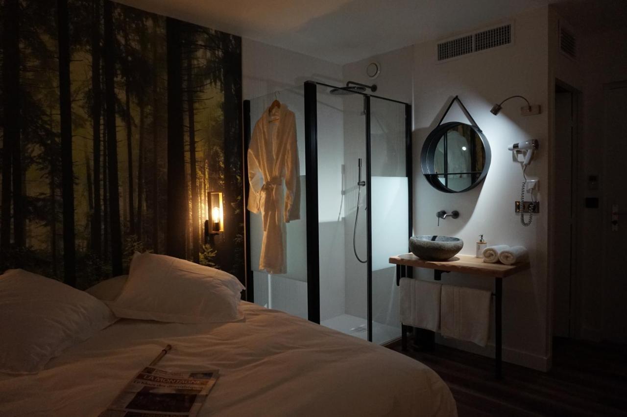 Hotel Restaurant Les Glycines Vieille-Brioude 외부 사진
